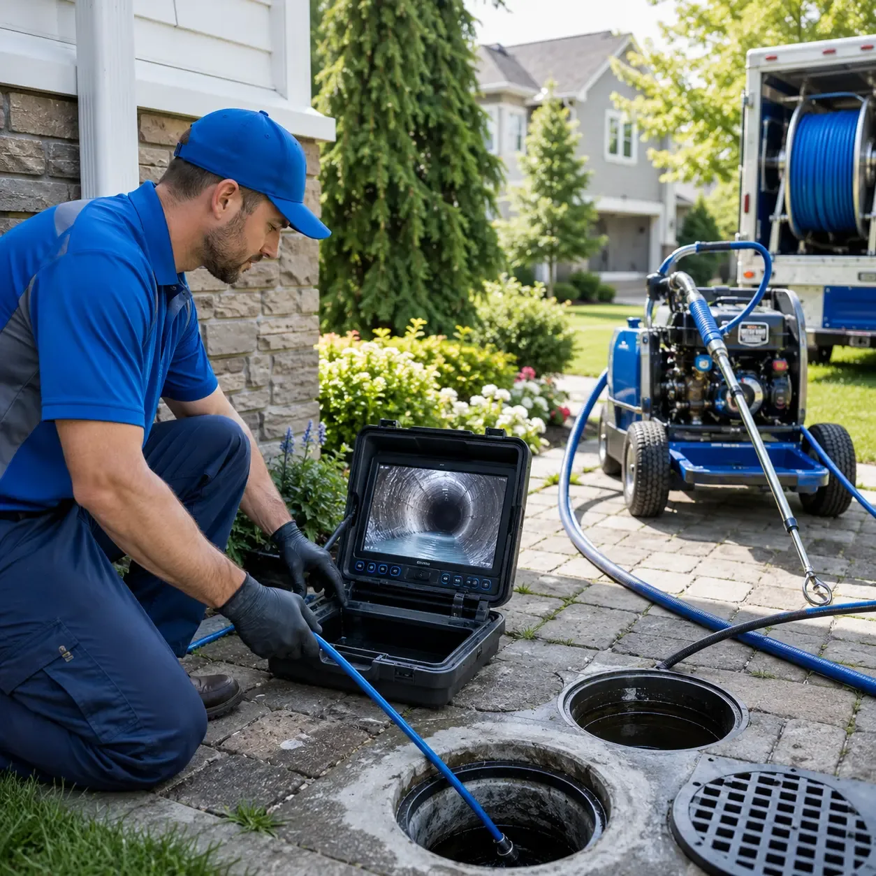 Outdoor drain cleaning professionals serving Irving, TX
